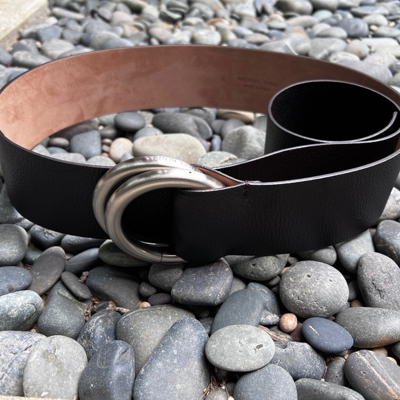 Michael Kors dark brown designer leather belt - NWOT - Picture 1 of 4